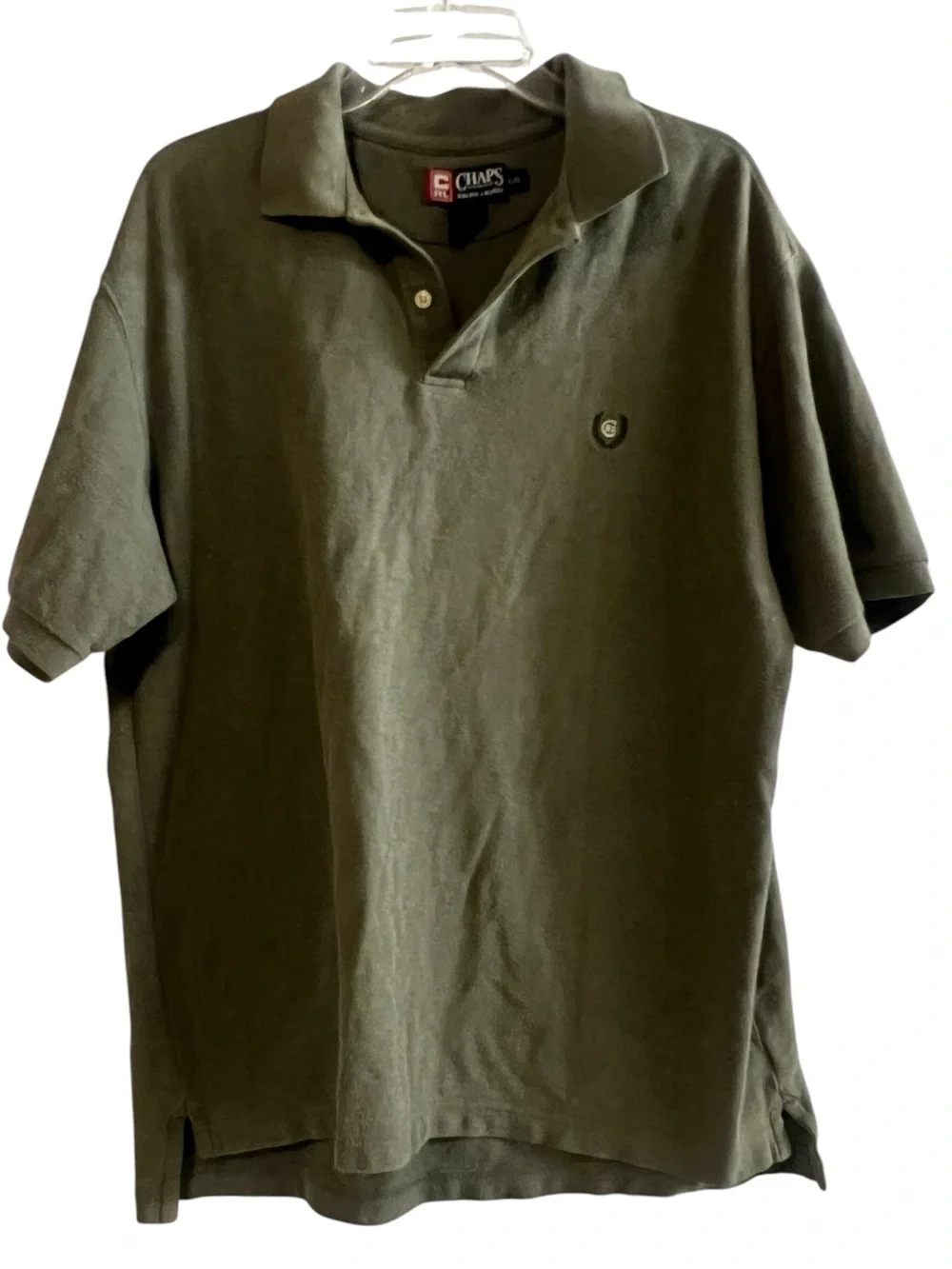 Chaps Ralph Lauren Polo Shirt Olive Green Large